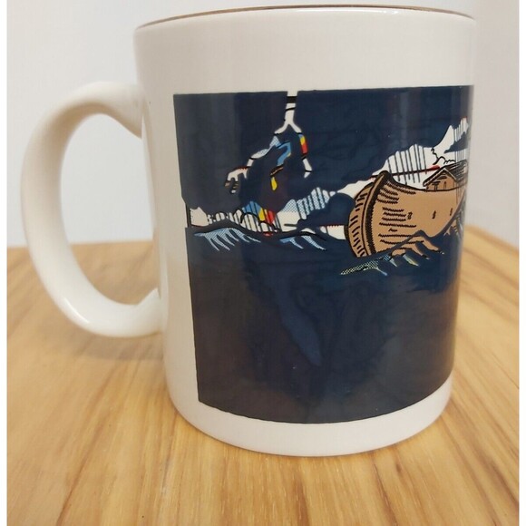 Noah's Ark WonderMug Heat Changing Coffee Mug ferret lions zebra rainbow bunnies - Picture 1 of 11